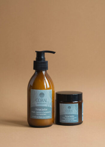 amaciador natural em frascos de 100ml e 200ml