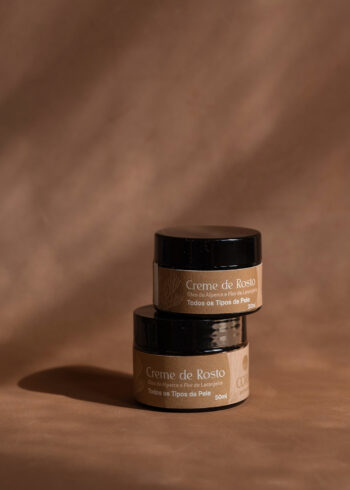 creme de rosto natural com flor de laranjeira 30ml e 50ml