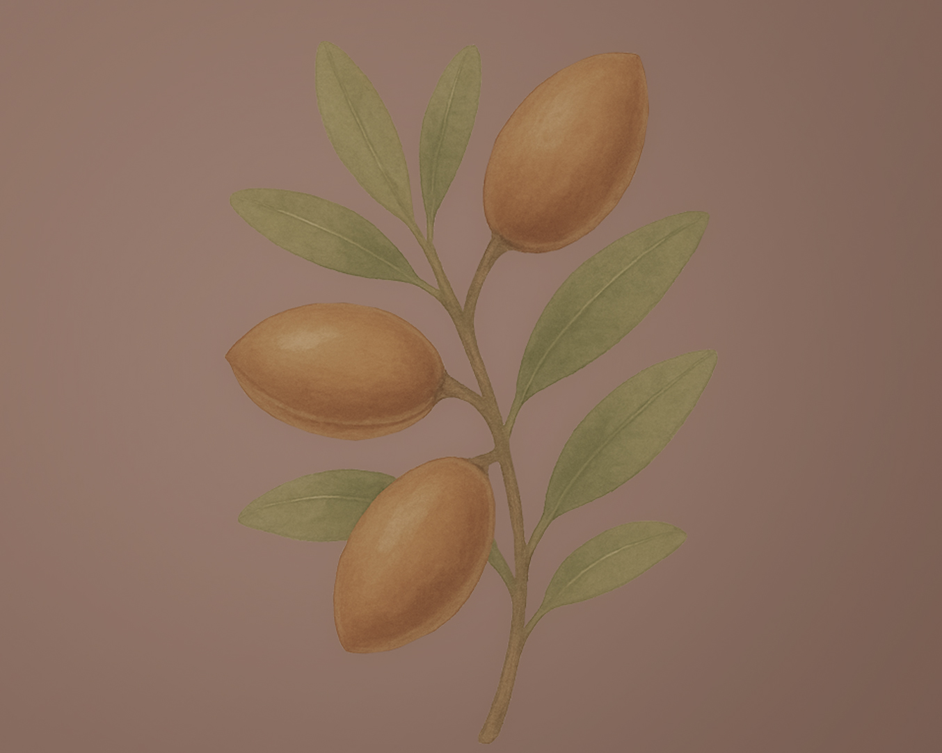 ilustração ramo de argão